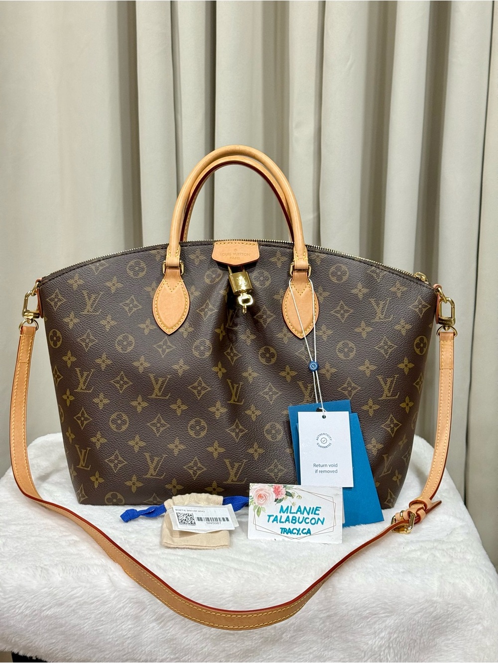 Louis Vuitton Boetie NM MM Monogram Women’s Satchel Bag